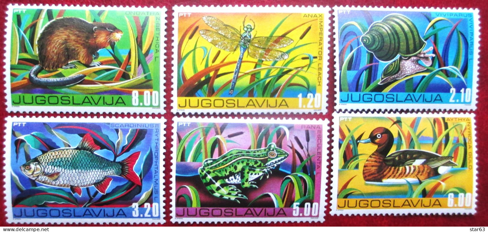 Yugoslavia   1976   Fauna   6 V  MNH - Nuovi