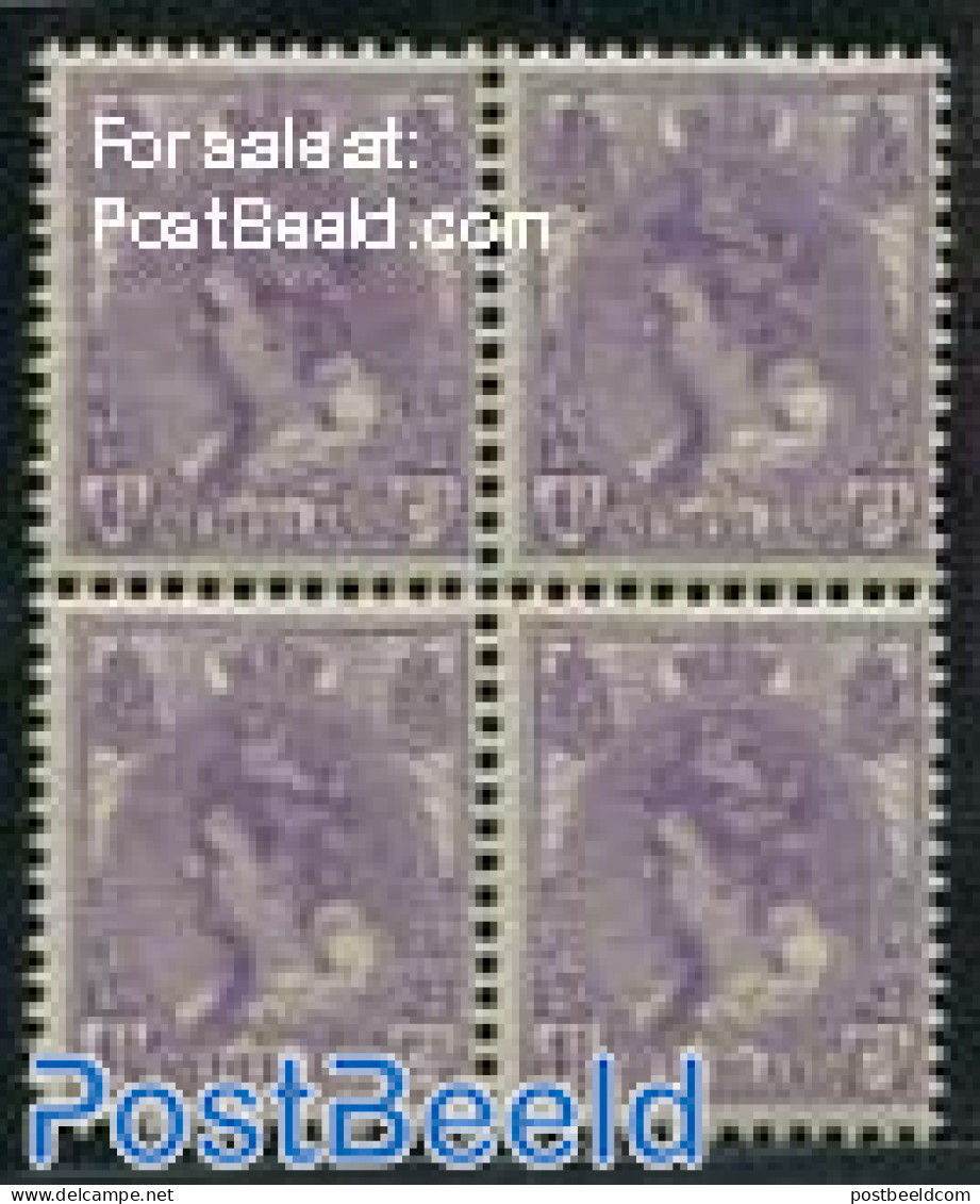 Netherlands 1899 4.5c, Block Of 4 [+], Mint NH - Neufs