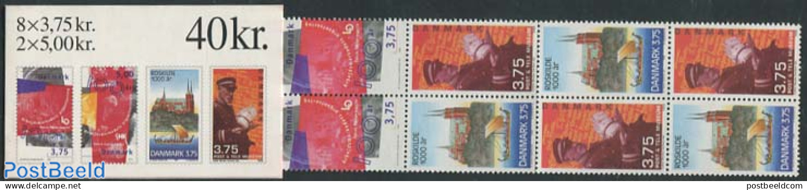 Denmark 1998 Mixed Booklet, Mint NH, Religion - Churches, Temples, Mosques, Synagogues - Post - Stamp Booklets - Neufs