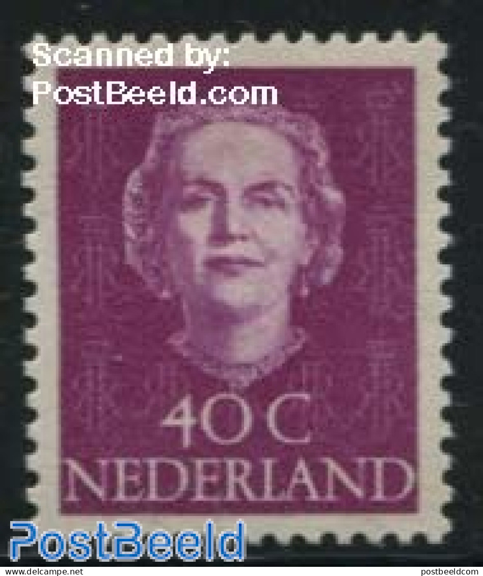 Netherlands 1949 40c, Stamp Out Of Set, Mint NH - Ungebraucht