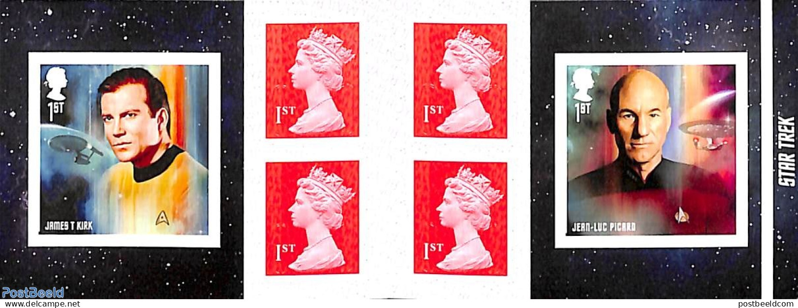 Great Britain 2020 Star Trek Booklet S-a, Mint NH, Performance Art - Film - Movie Stars - Stamp Booklets - Art - Scien.. - Unused Stamps