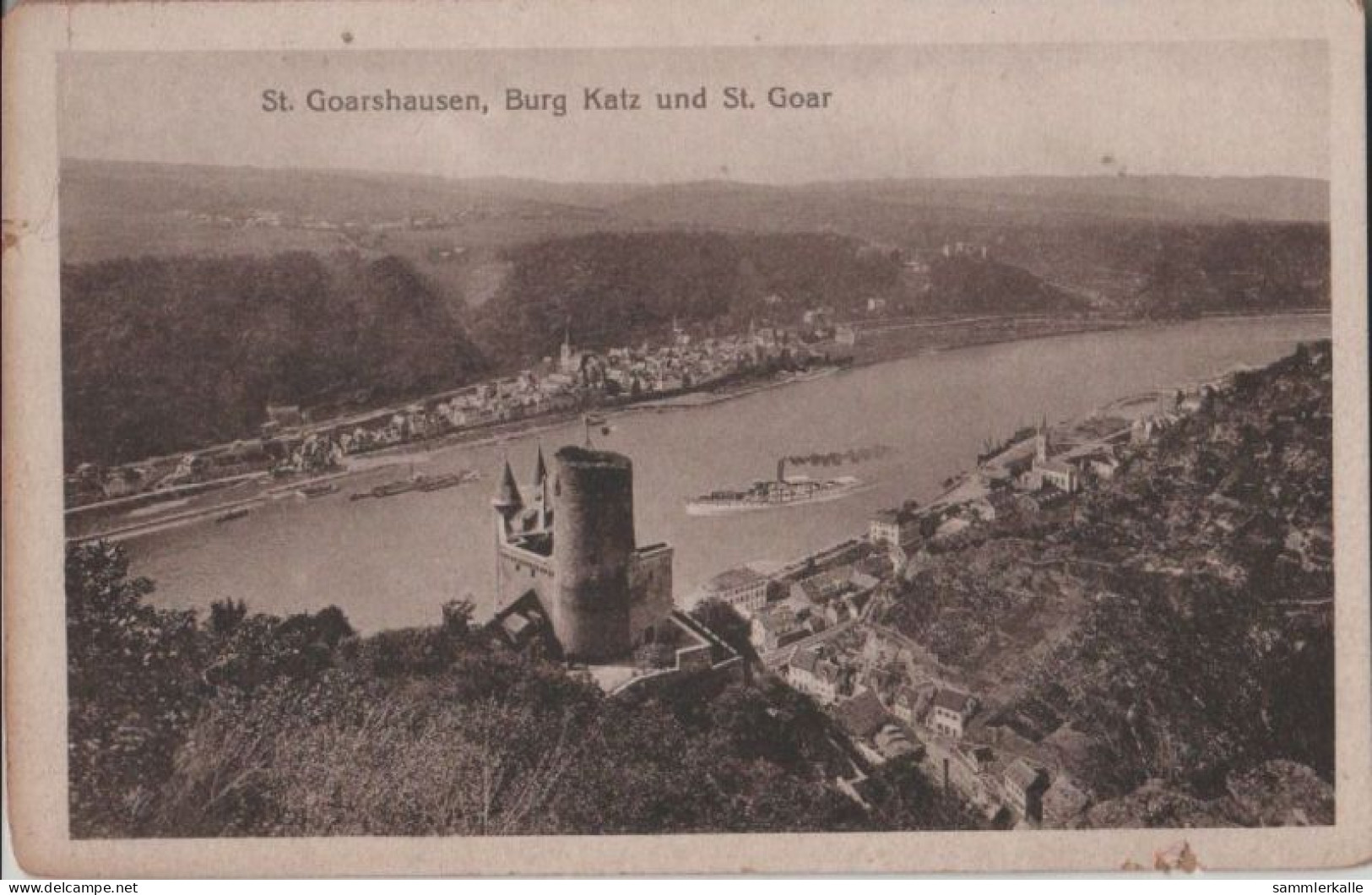 62152 - St. Goarshausen - Burg Katz Und Sankt Goar - Ca. 1935 - Bad Ems