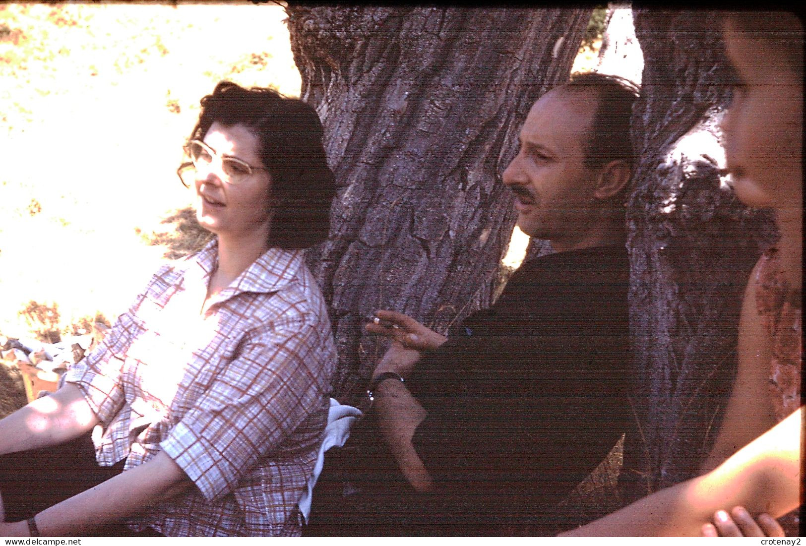 Photo Diapo Diapositive Slide à Situer Couple à La Campagne VOIR ZOOM - Diapositives