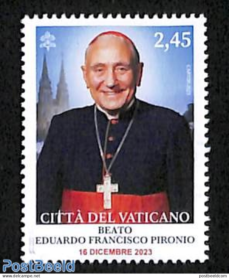 Vatican 2023 E.F. Pironio 1v, Mint NH, Religion - Religion - Nuovi