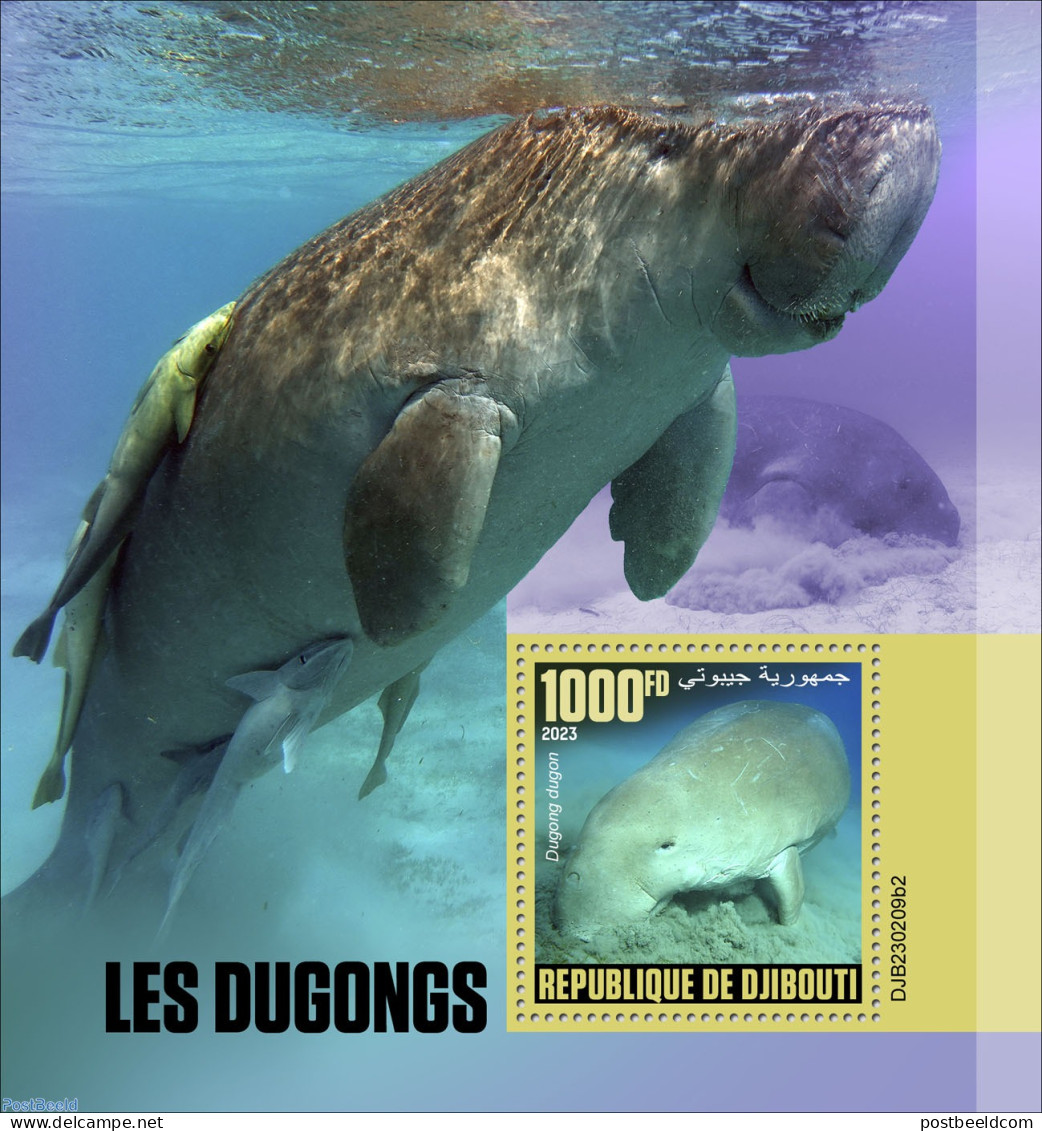 Djibouti 2023 Dugongs, Mint NH, Nature - Sea Mammals - Dschibuti (1977-...)