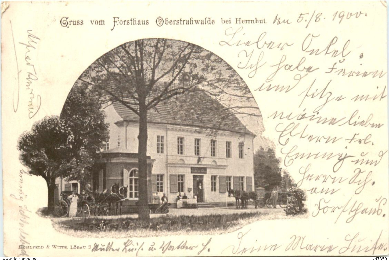 Gruss Aus Oberstrahwalde - Herrnhut - Forsthaus - Herrnhut