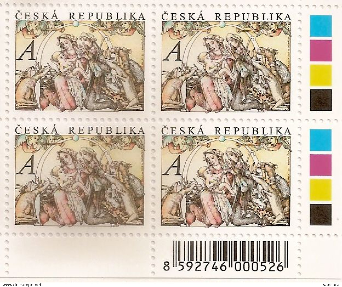 ** 707 Czech Republic Christmas 2011 - Unused Stamps