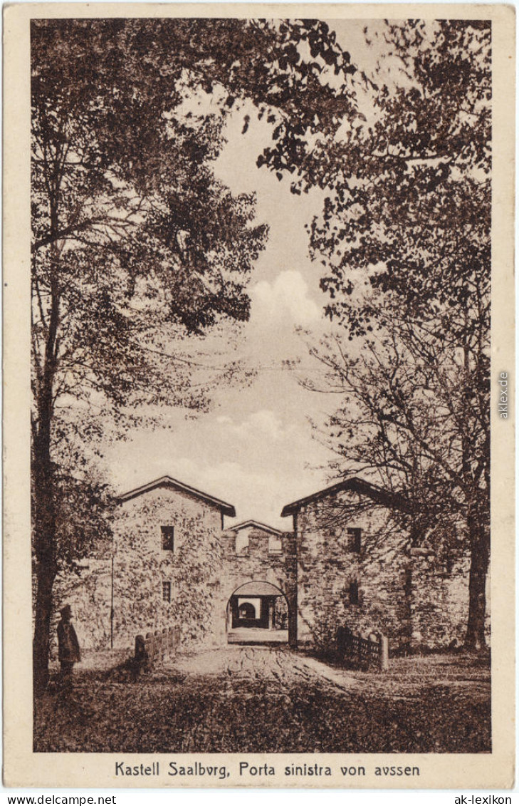 Bad Homburg Vor Der Höhe Kastell, Porta Sinistra Von Aussen 1924 - Bad Homburg