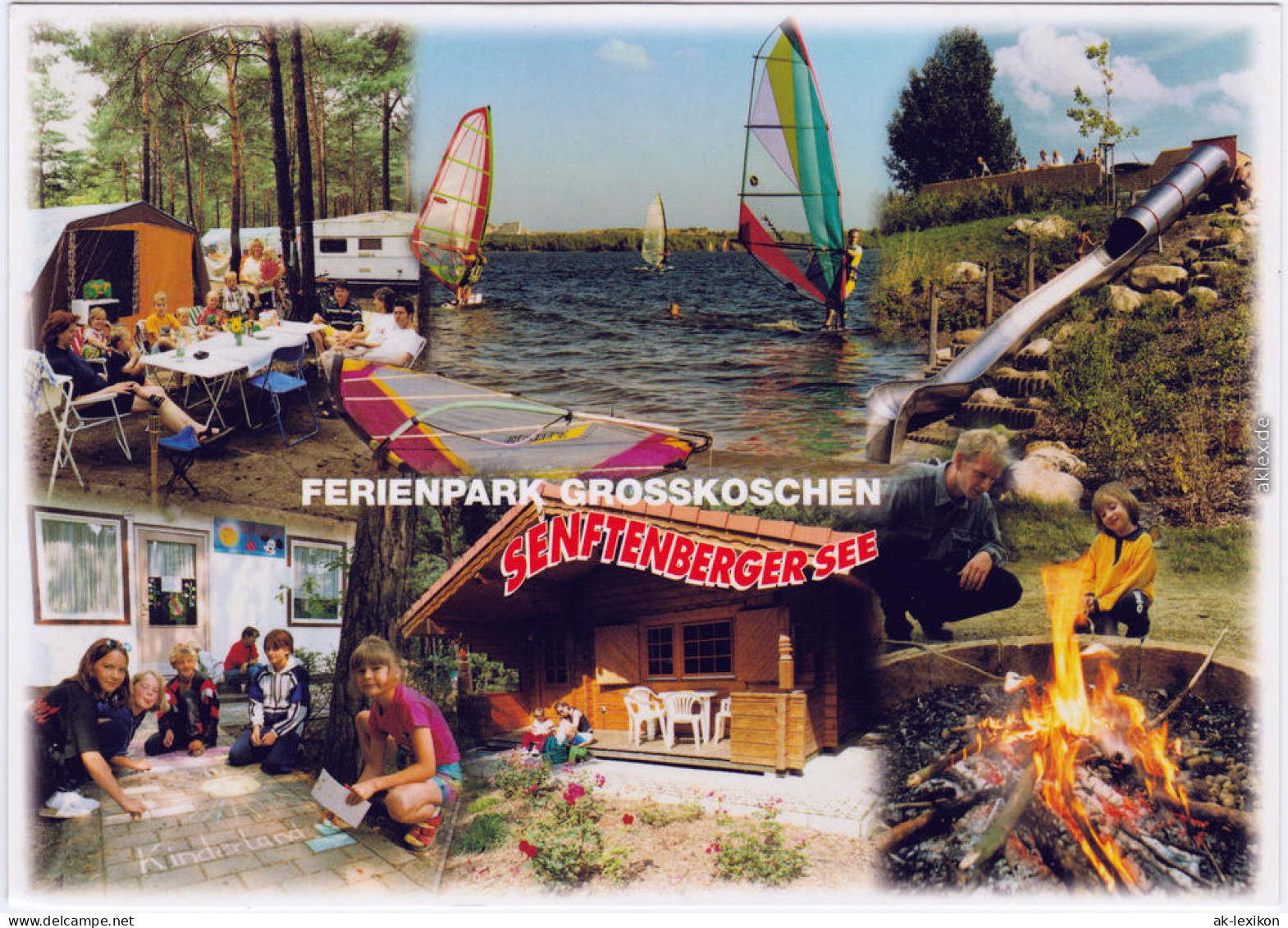 Senftenberg (Niederlausitz)  Senftenberger See, Bungalows, Feuer 2002 - Senftenberg