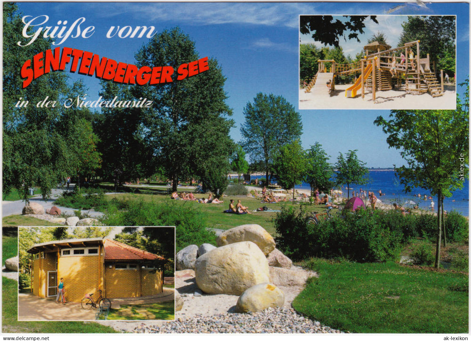 Senftenberg (Niederlausitz) Senftenberger See Mit Strand Und Spielplatz 1997 - Senftenberg