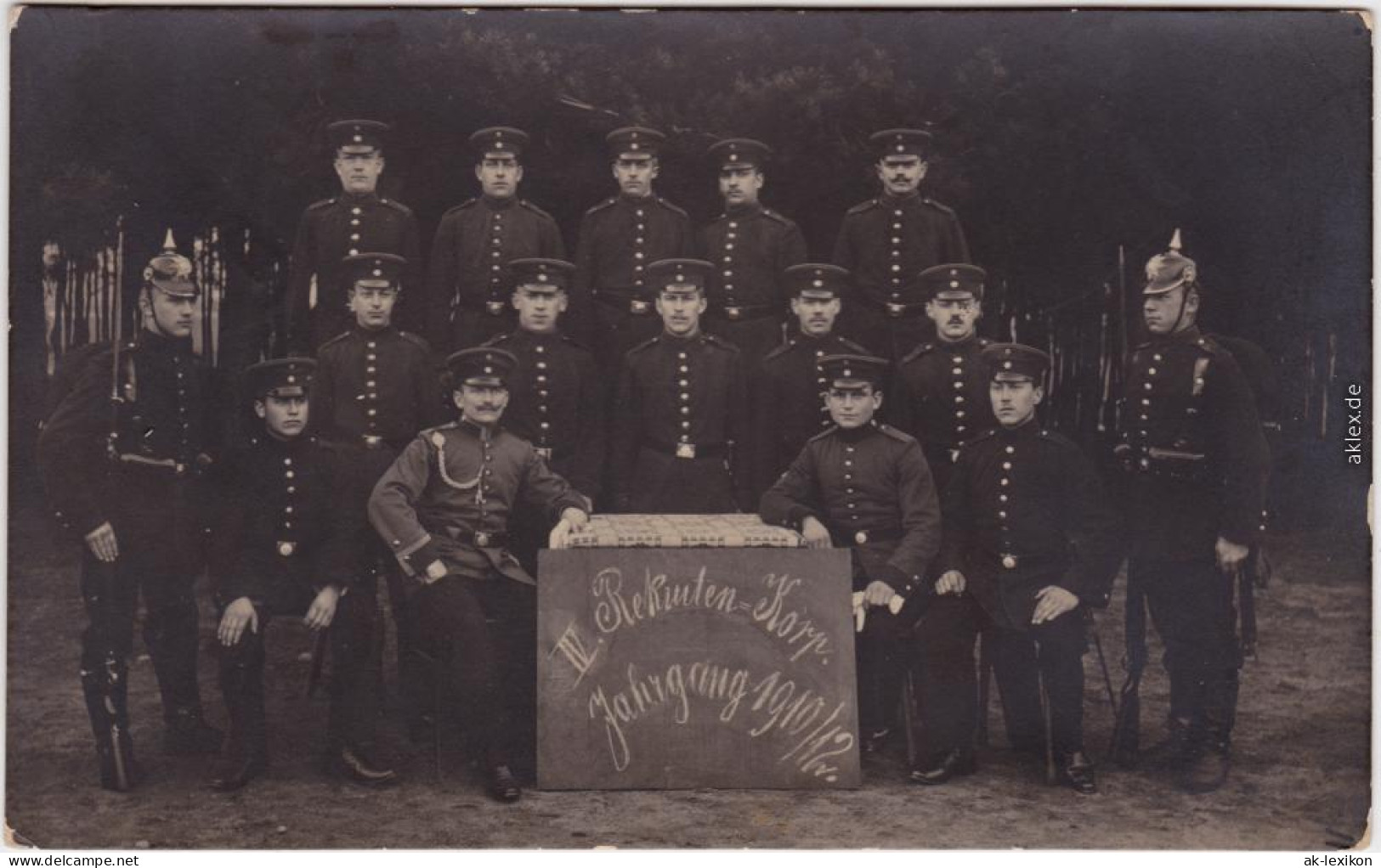Kamenz Kamjenc Soldaten - Gruppen, 4. Rekruten-Korp. Jahrgang 1910/12 1910  - Kamenz