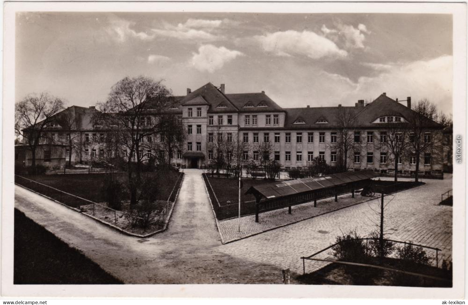 Kamenz Kamjenc Straßen Und Haltestelle An Der Kaserne Oberlausitz 1939 - Kamenz