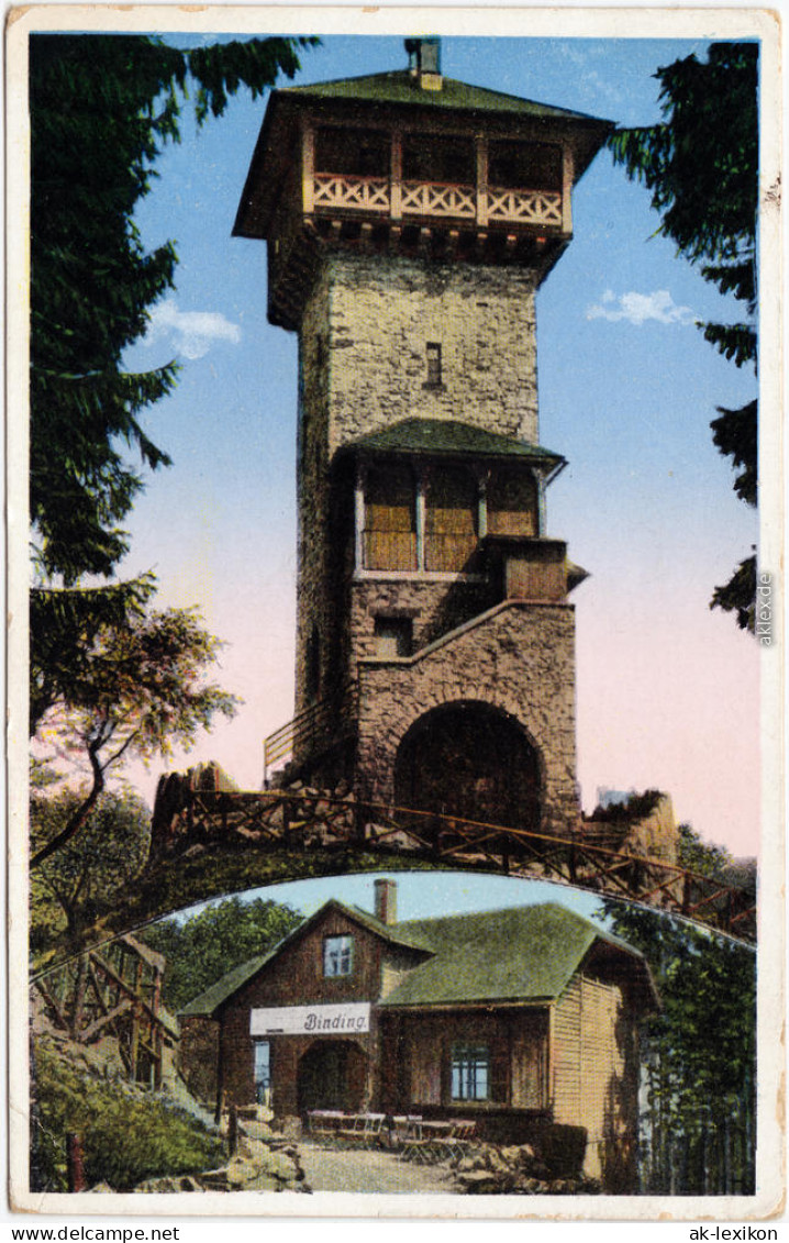 Bad Homburg Vor Der Höhe Herzbergturm Und Restaurant 1924 - Bad Homburg