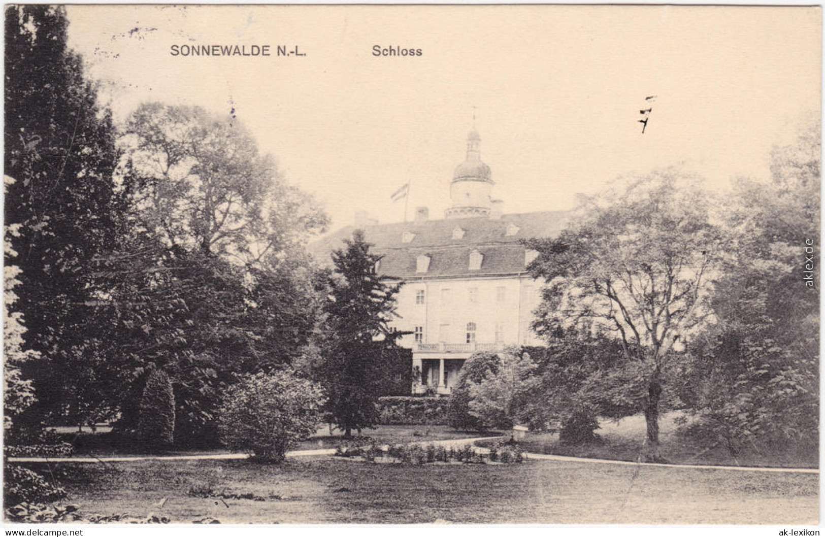 Sonnewalde Blick Auf Das Schloß Niederlausitz B Finsterwalde 1914 - Sonnewalde