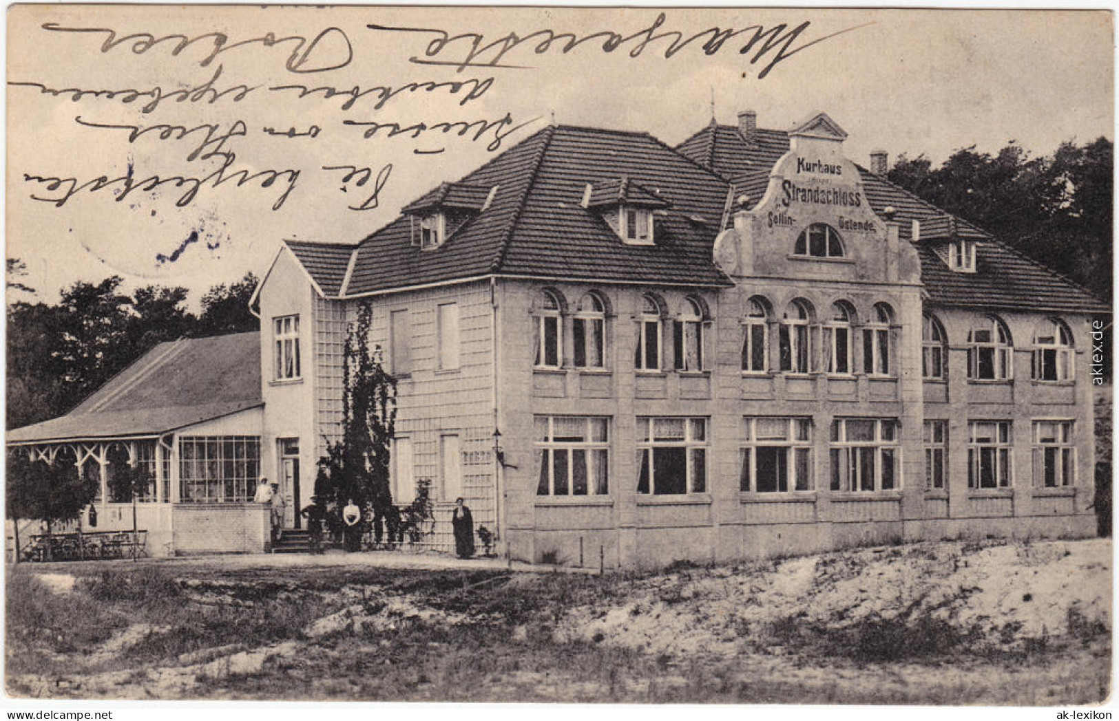 Sellin Ostende - Partie Am Strandschloß B Mönchgut Granitz Stralsund  1908 - Sellin