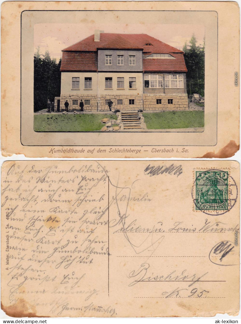 Ebersbach  B Löbau Zittau  Humboldtbaude Auf Dem Schlechteberge 1913 - Ebersbach (Loebau/Zittau)
