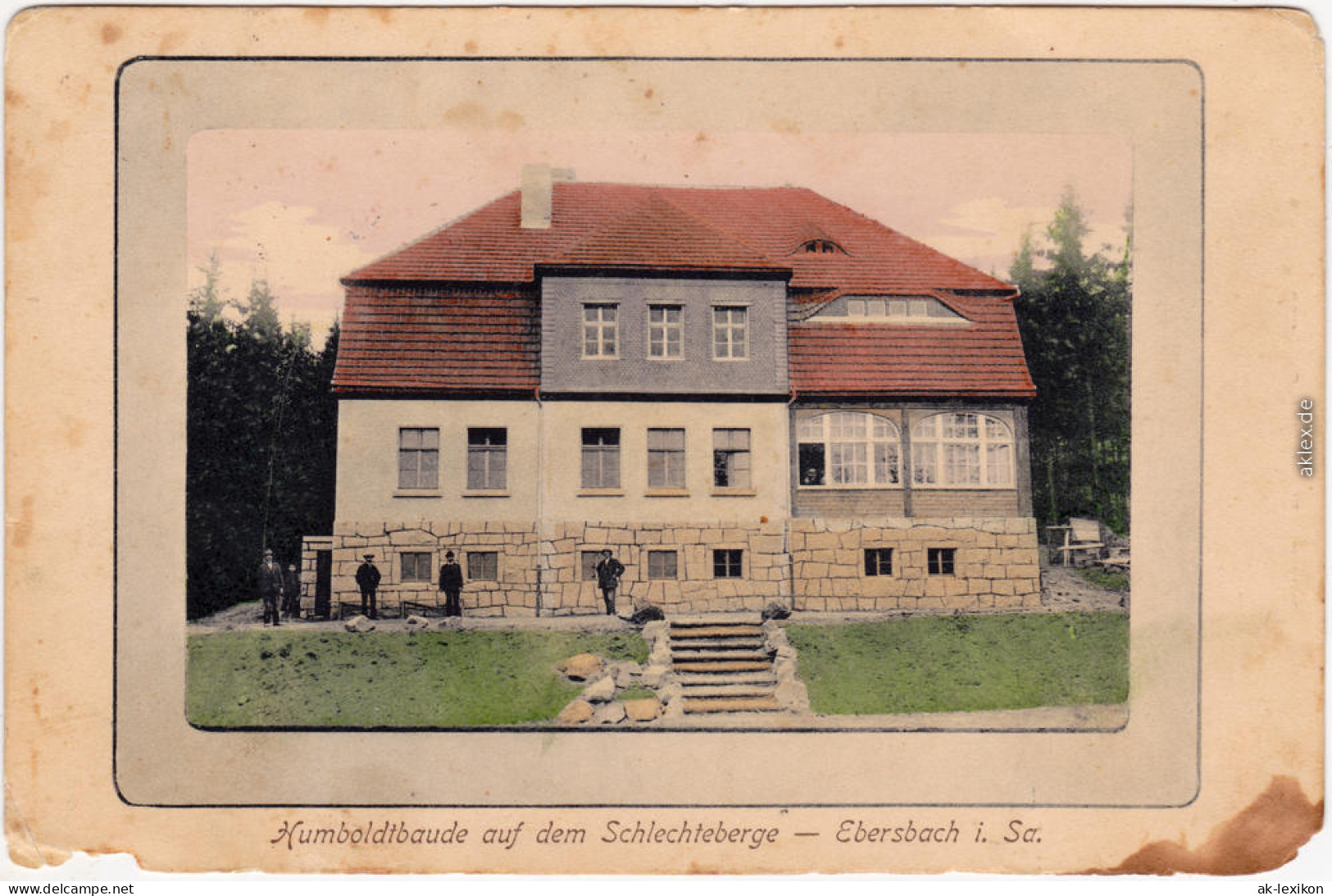 Ebersbach  B Löbau Zittau  Humboldtbaude Auf Dem Schlechteberge 1913 - Ebersbach (Loebau/Zittau)