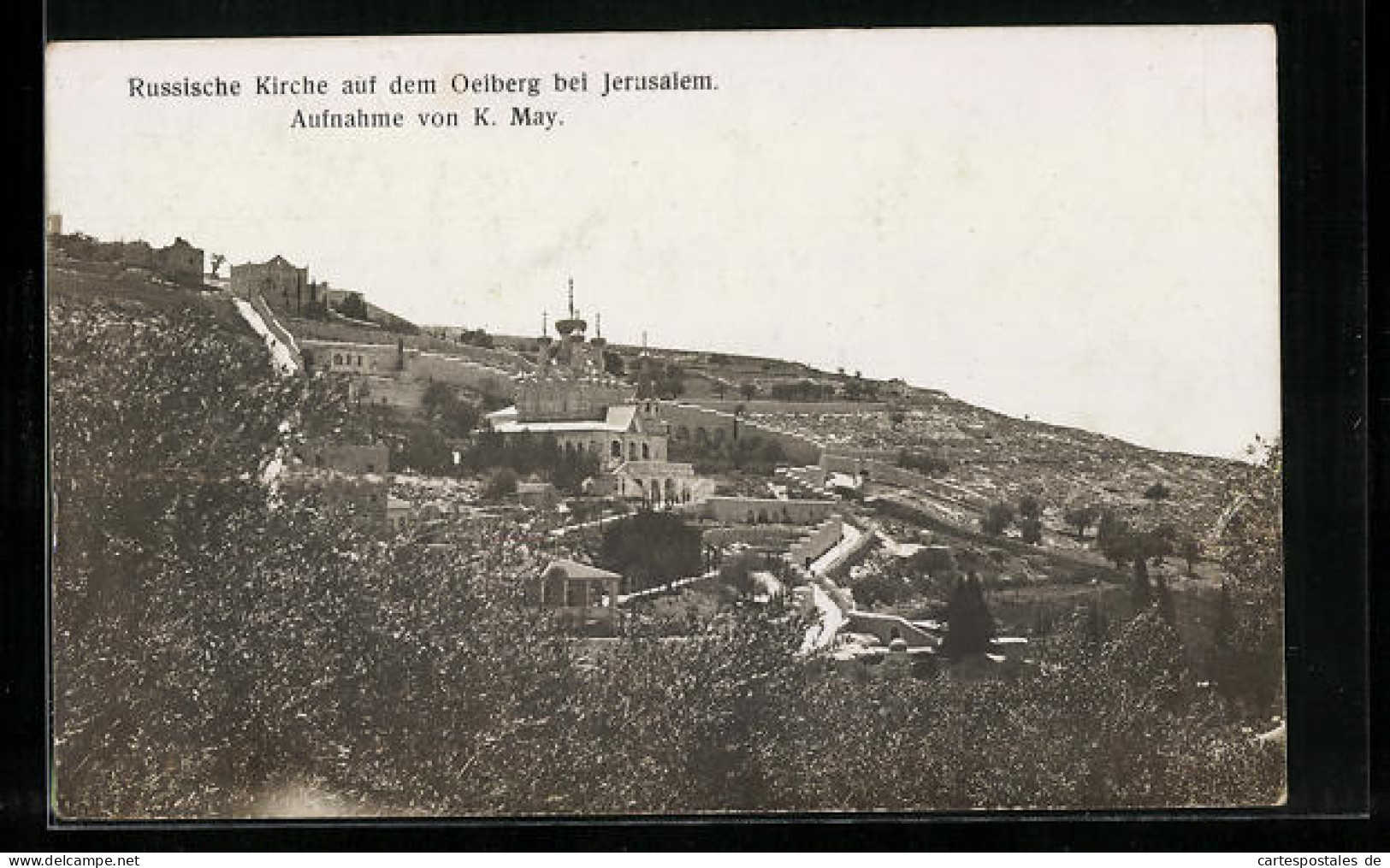 AK Jerusalem, Russische Kirche Auf Dem Ölberg  - Palestine