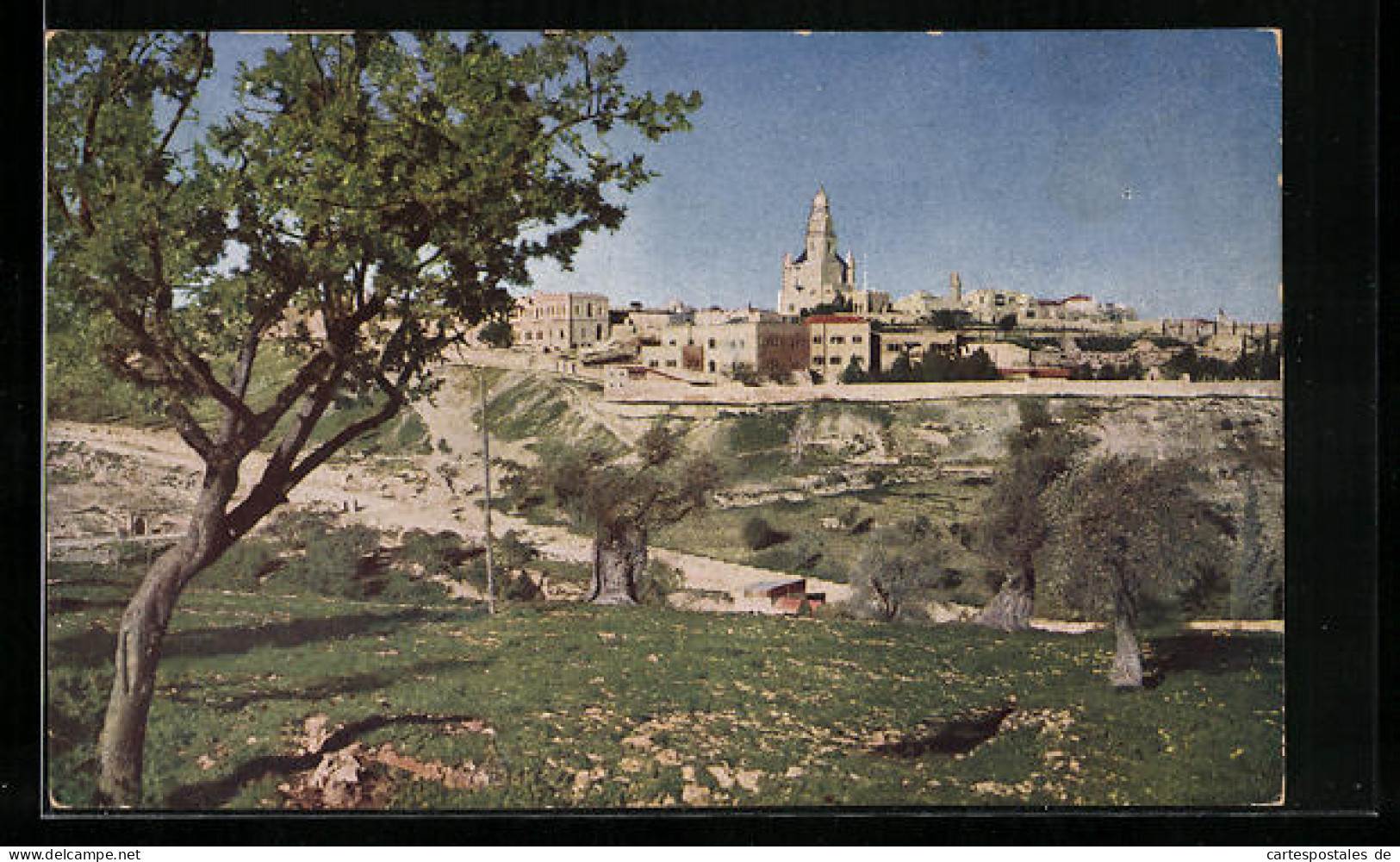 AK Jerusalem, Zionsberg, Deutscher Mariendom  - Palestine
