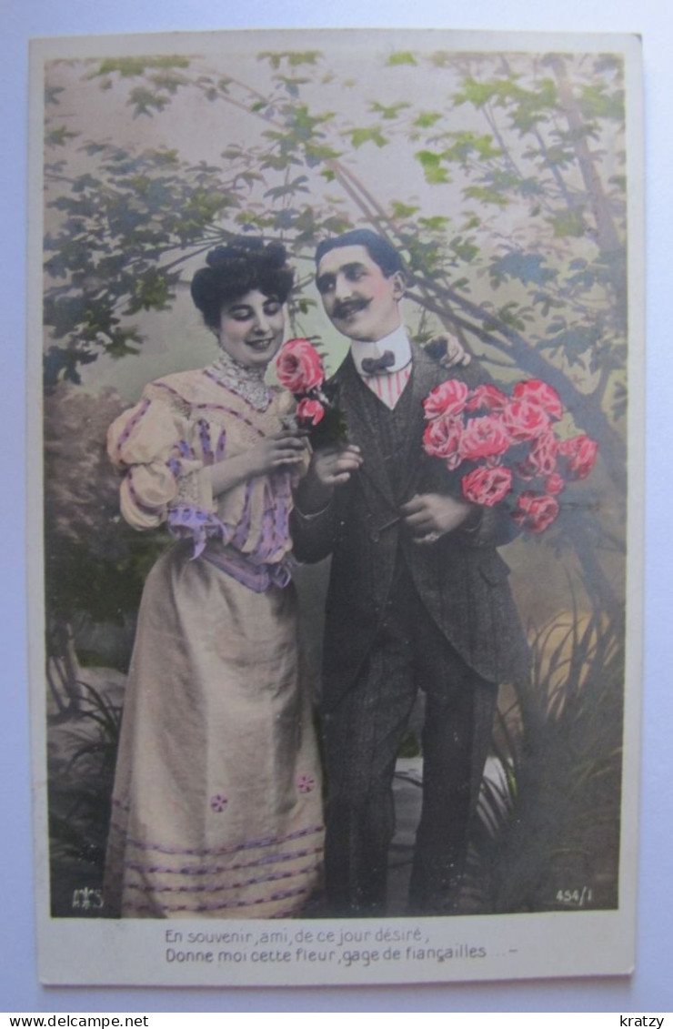 COUPLES - En Souvenir.... - 1906 - Coppie