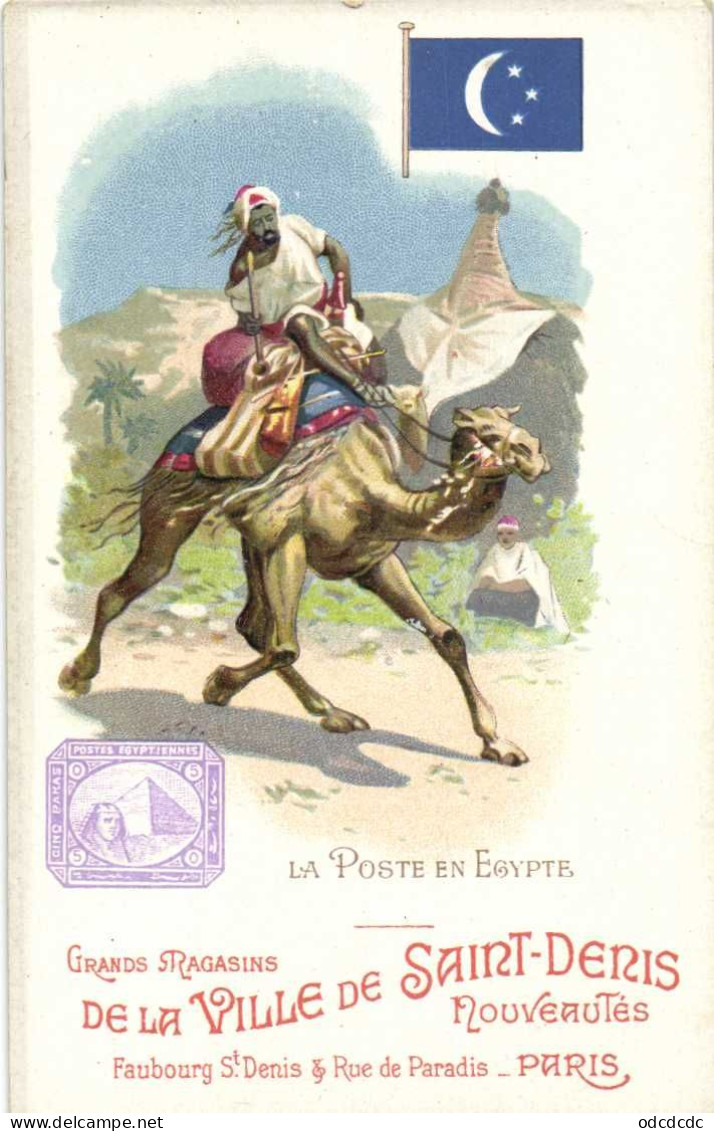 La Poste En EGYPTE  Pionnière RV A La Ville De Saint Denis Nouveautés Paris - Poste & Facteurs