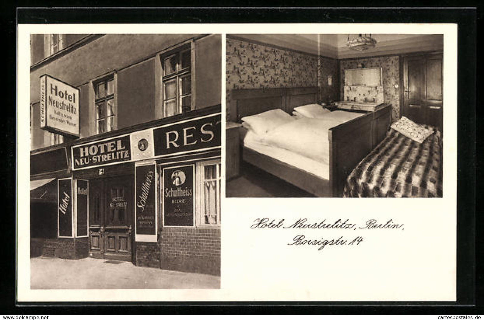 AK Berlin, Hotel Neustrelitz In Der Borsigstrasse 14  - Mitte
