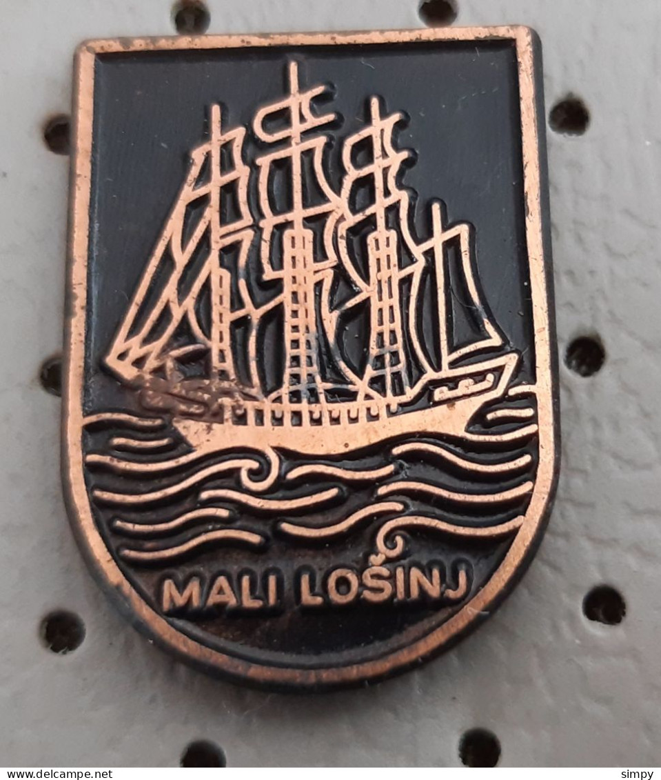 MALI LOŠINJ  Coat Of Arms Croatia Pin - Città