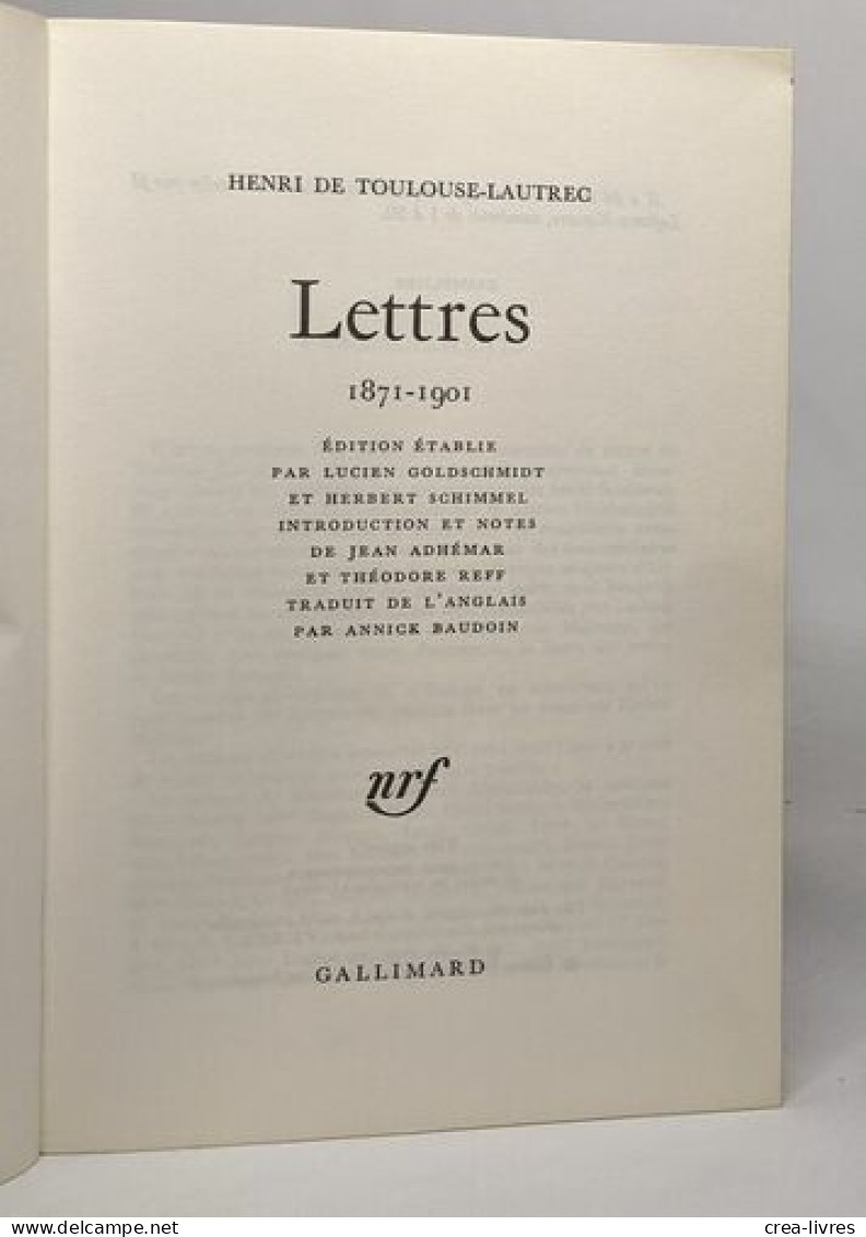 Lettres - Biographien