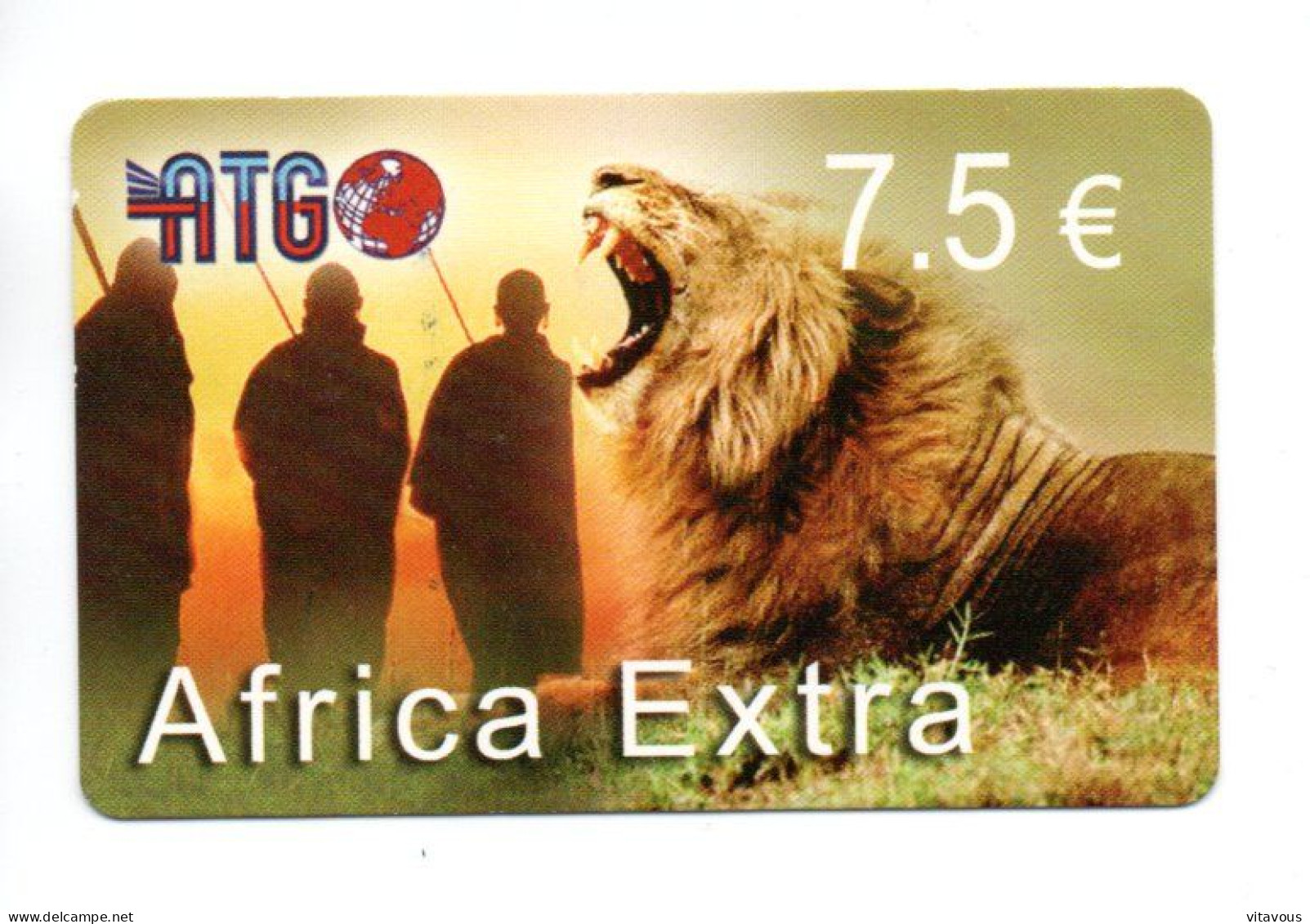 Carte Prépayée France Africa  Extra Lion Leo Card  Karte (K 197) - Autres & Non Classés