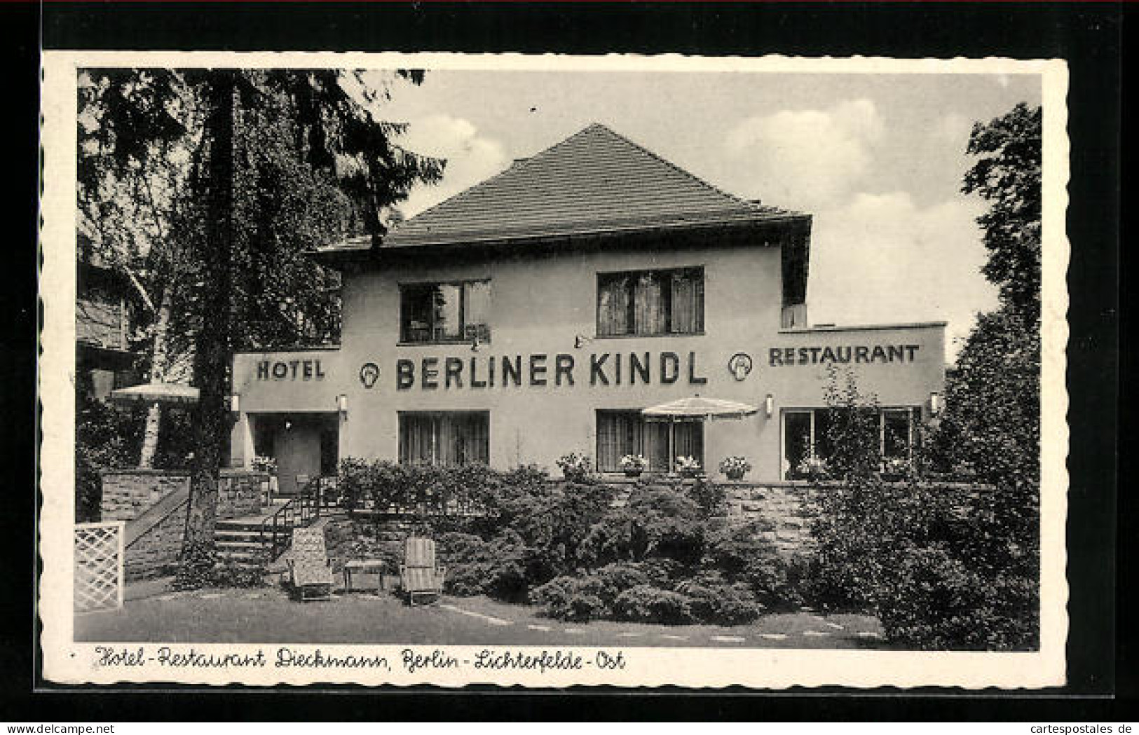 AK Berlin-Lichterfelde, Hotel-Restaurant Dieckmann, Inh. Adolf Liersch, Wilhelmstrasse 13a  - Lichterfelde