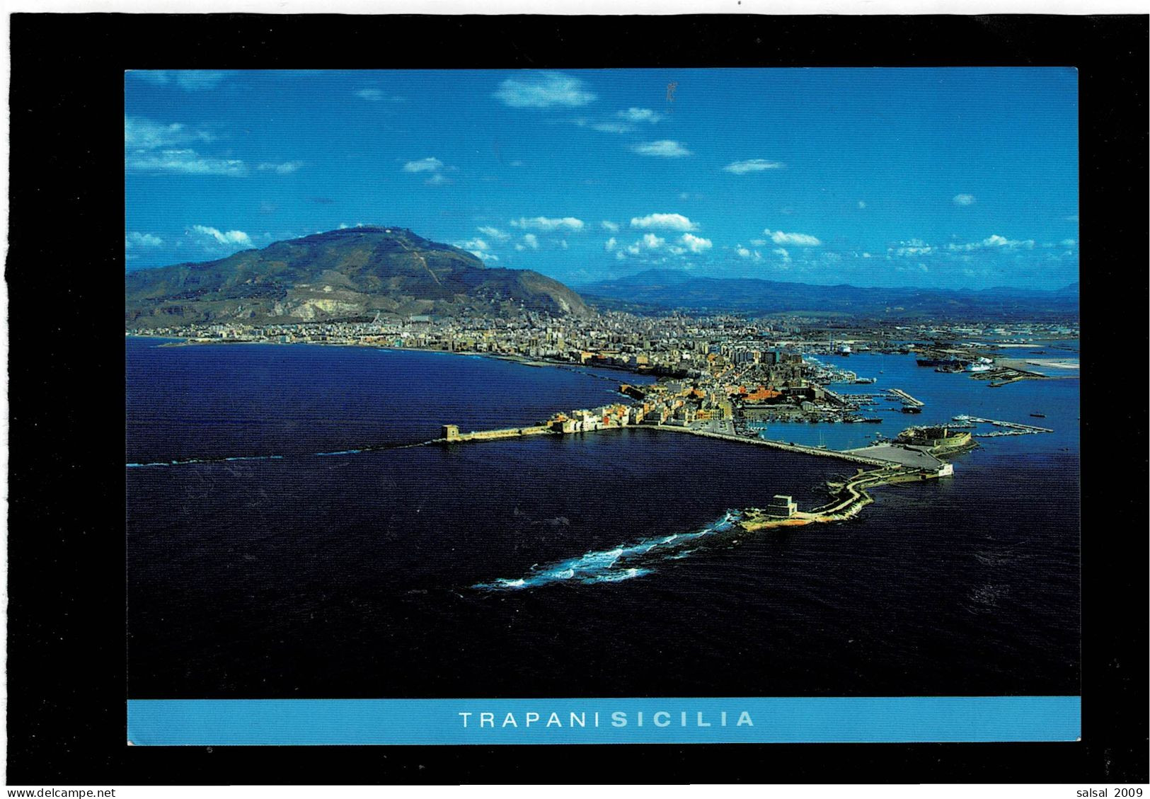 ITALIA ,cartolina Nuova "Panorama Di Trapani Dal Mare" ,qualita Ottima - Trapani