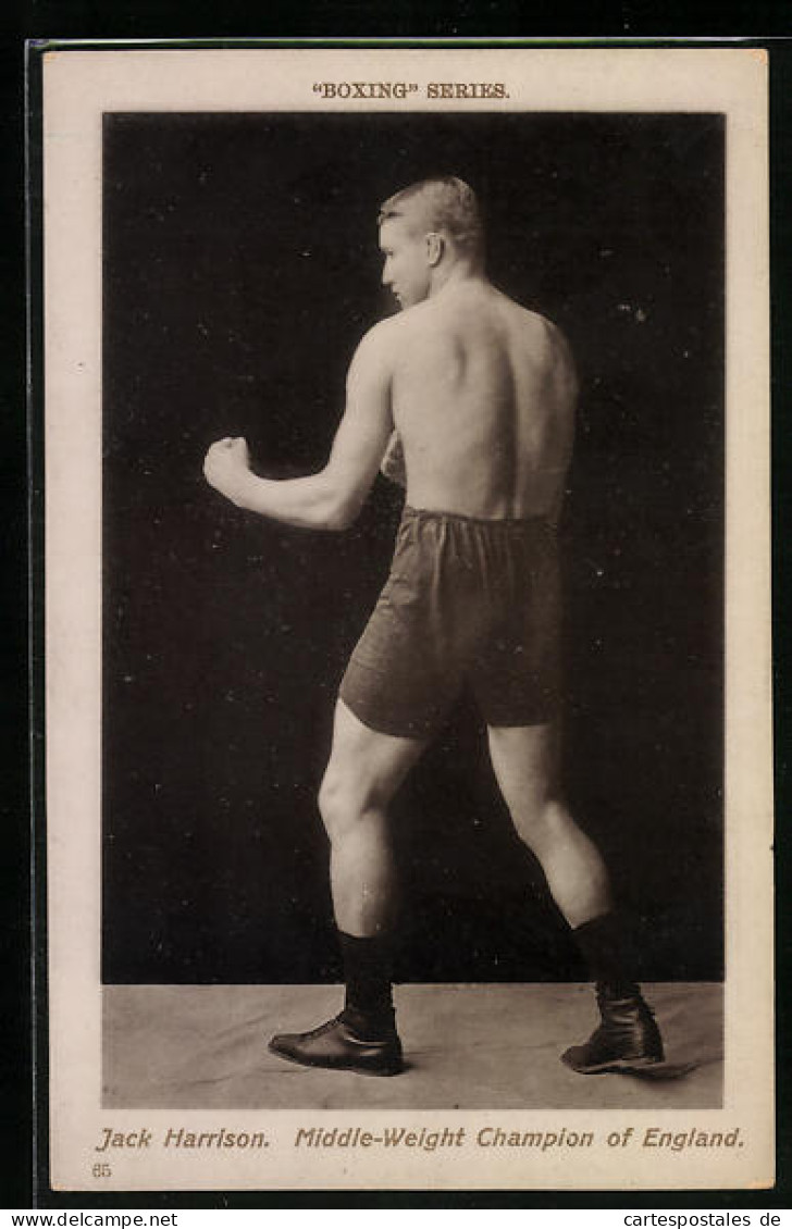 AK Jack Harrison, Middle-Weight Champion Of England, Boxen  - Boxing