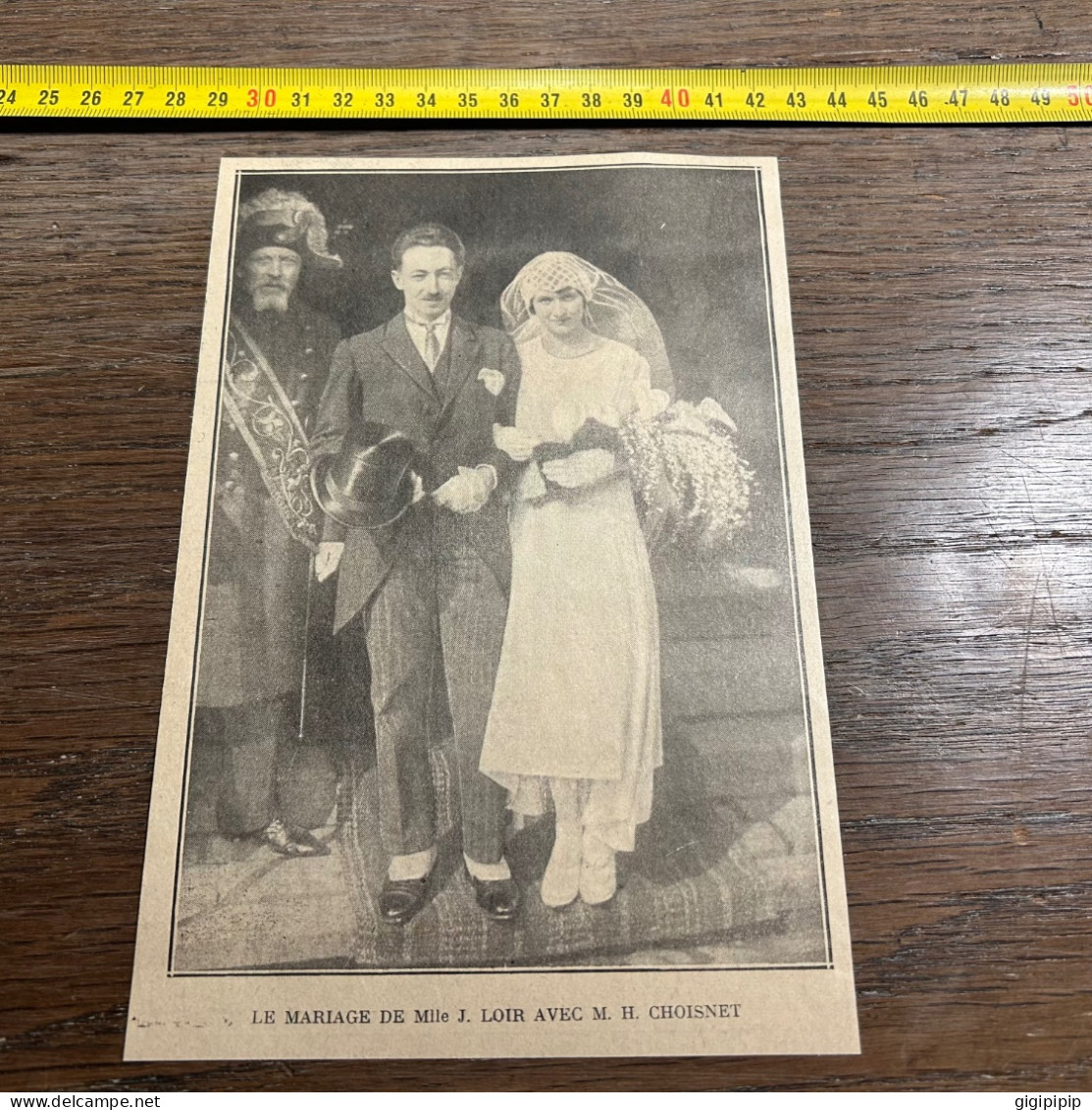 1930 GHI12 MARIAGE DE Jacqueline LOIR AVEC Hubert CHOISNET En L'église Saint-Martin D'Esquermes, à Lille, - Sammlungen