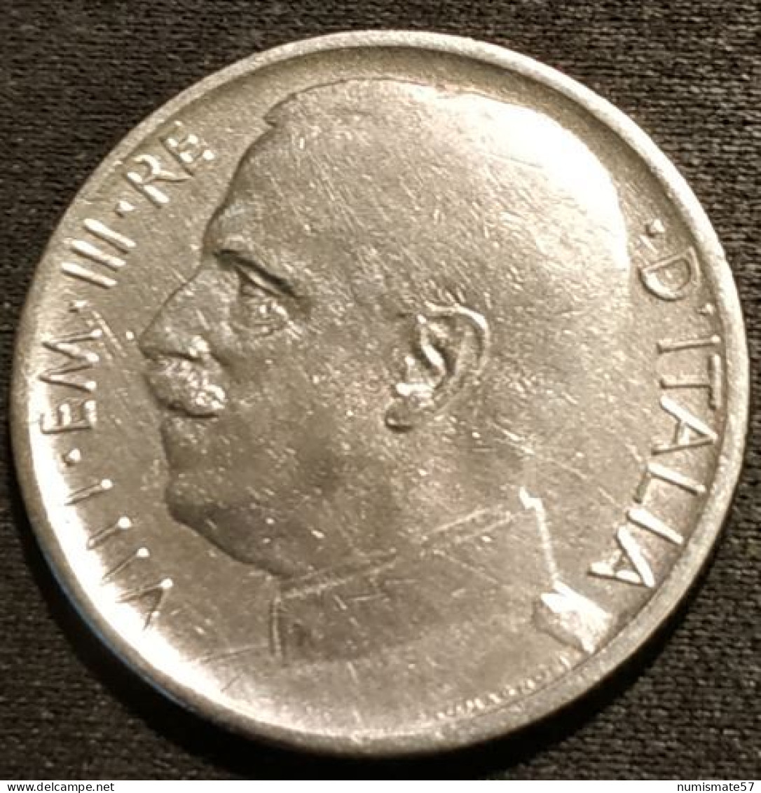 ITALIE - ITALIA - 50 CENTESIMI 1920 - Tranche Striée - Victor-Emmanuel III - KM 61.2 - 1900-1946 : Vittorio Emanuele III & Umberto II