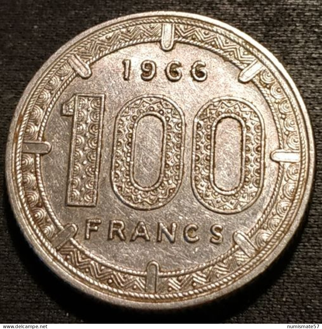 Pas Courant - AFRIQUE EQUATORIALE - 100 FRANCS 1966 - KM 5 - Andere - Afrika