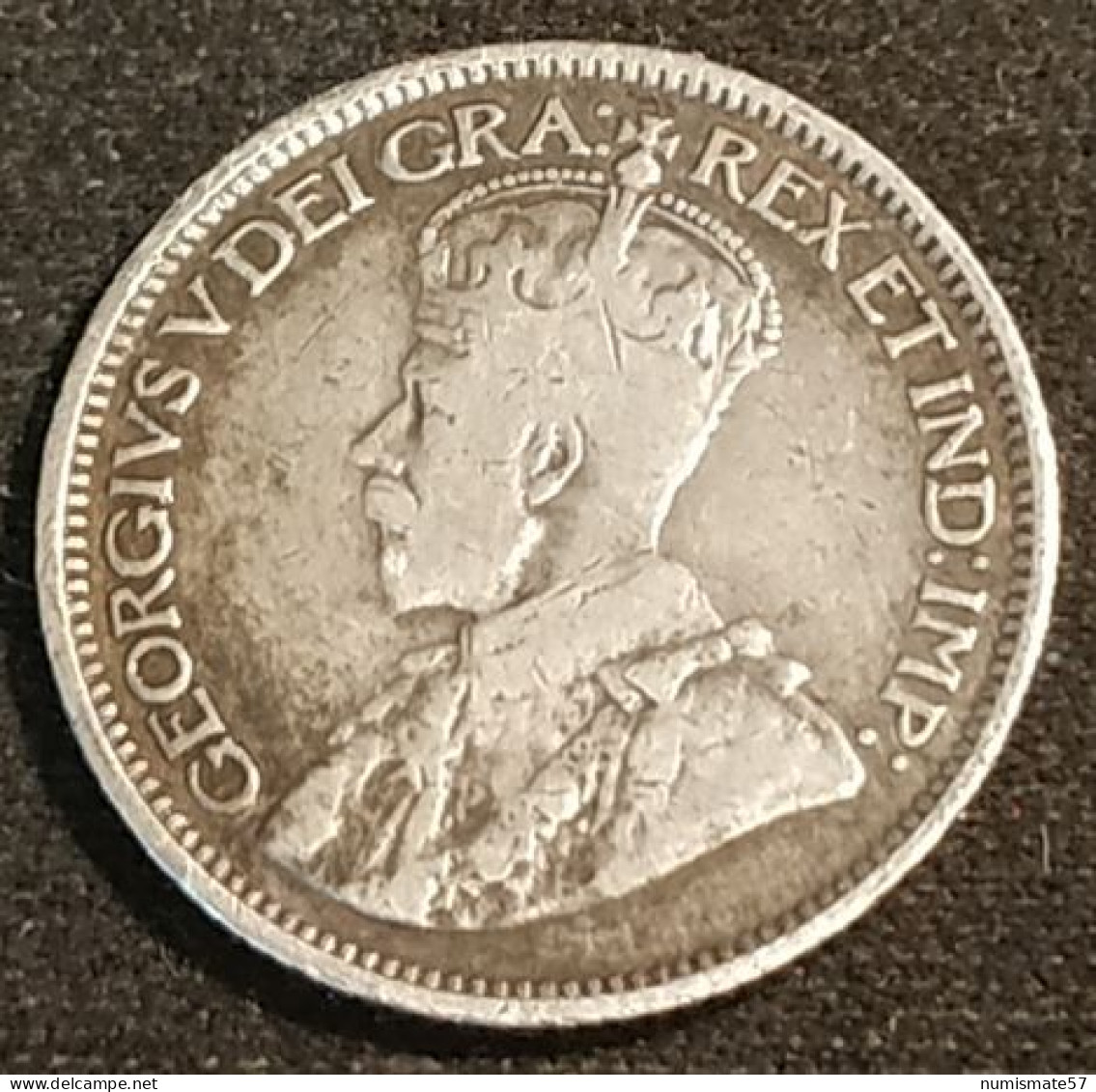 CANADA - 10 CENTS 1912 - Argent - Silver - Georges V Avec "DEI GRATIA" - KM 23 - Canada