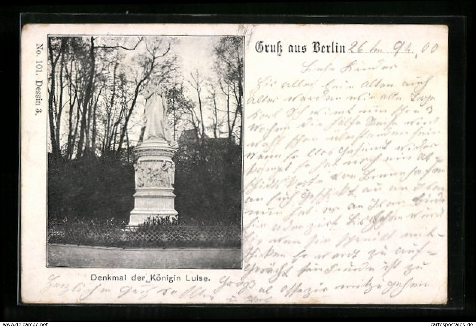 AK Berlin-Tiergarten, Denkmal Der Königin Luise  - Dierentuin