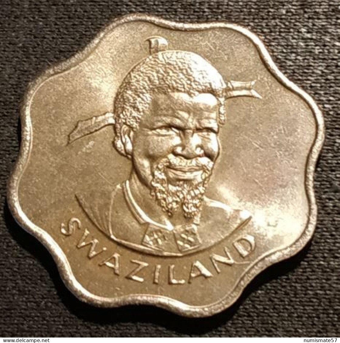 Pas Courant - SWAZILAND - ( ESWATINI ) - 10 CENTS 1975 - Sobhuza II - FAO - KM 23 - UNC - Swaziland