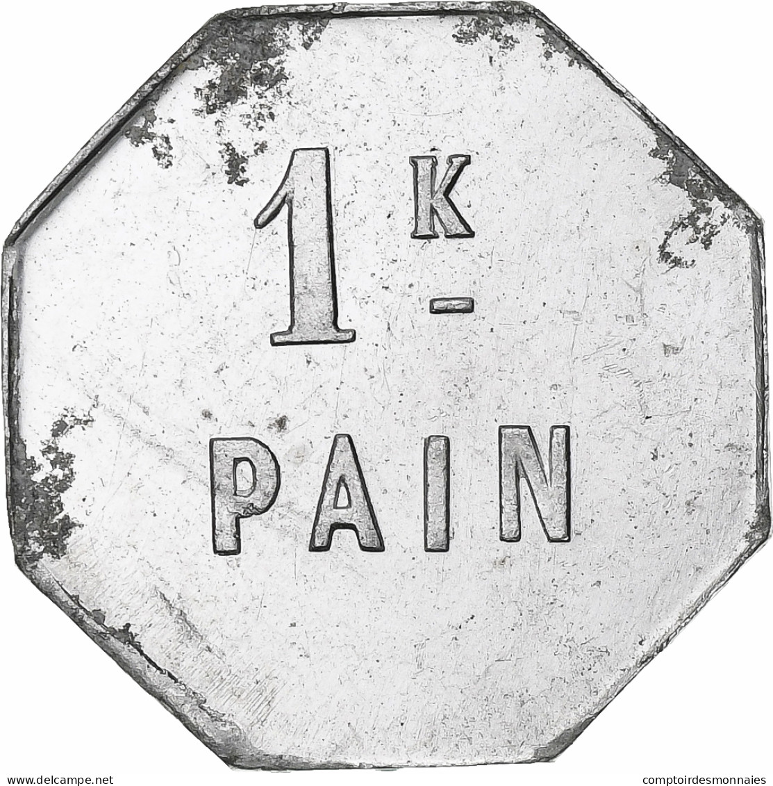 France, Coopérative Thaon, 1 Kg Pain, TTB+, Aluminium, Elie:20.2 - Monetary / Of Necessity