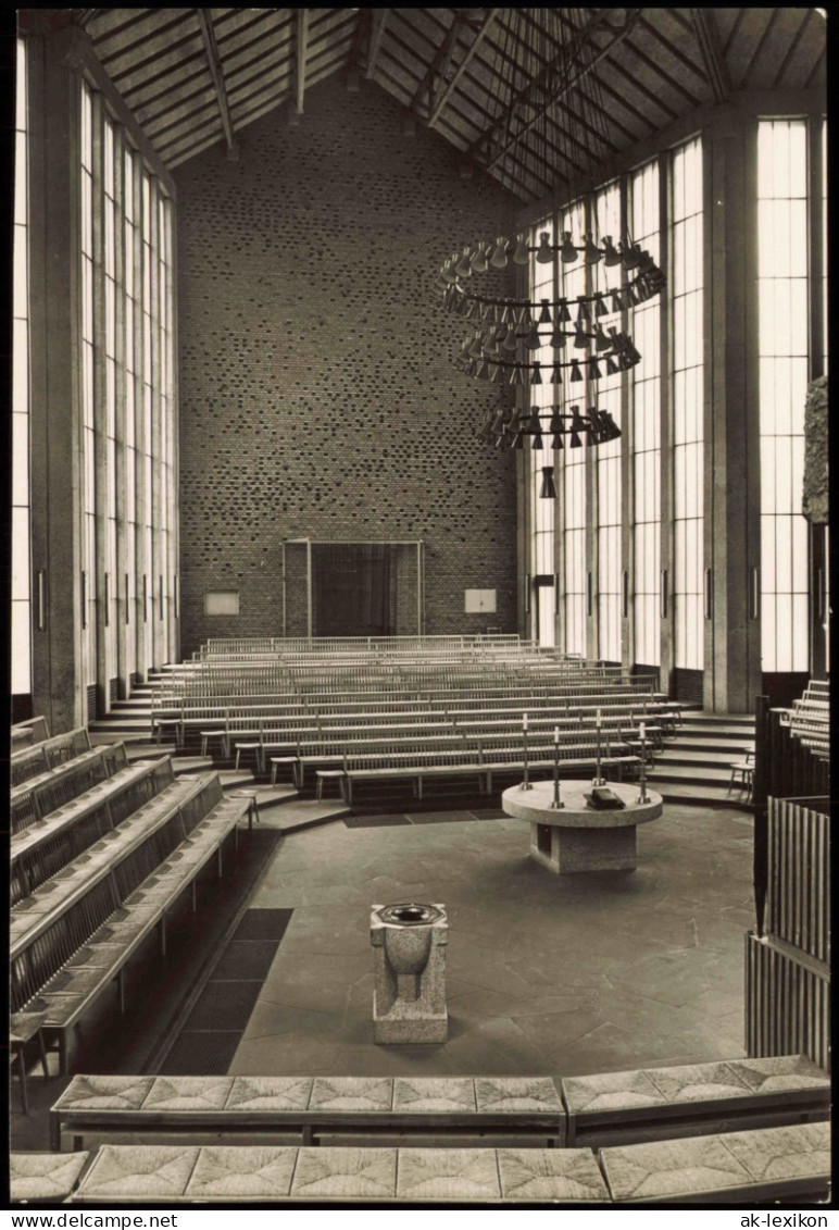 Ansichtskarte Düren Evangelische Christuskirche Innenansicht 1960 - Düren