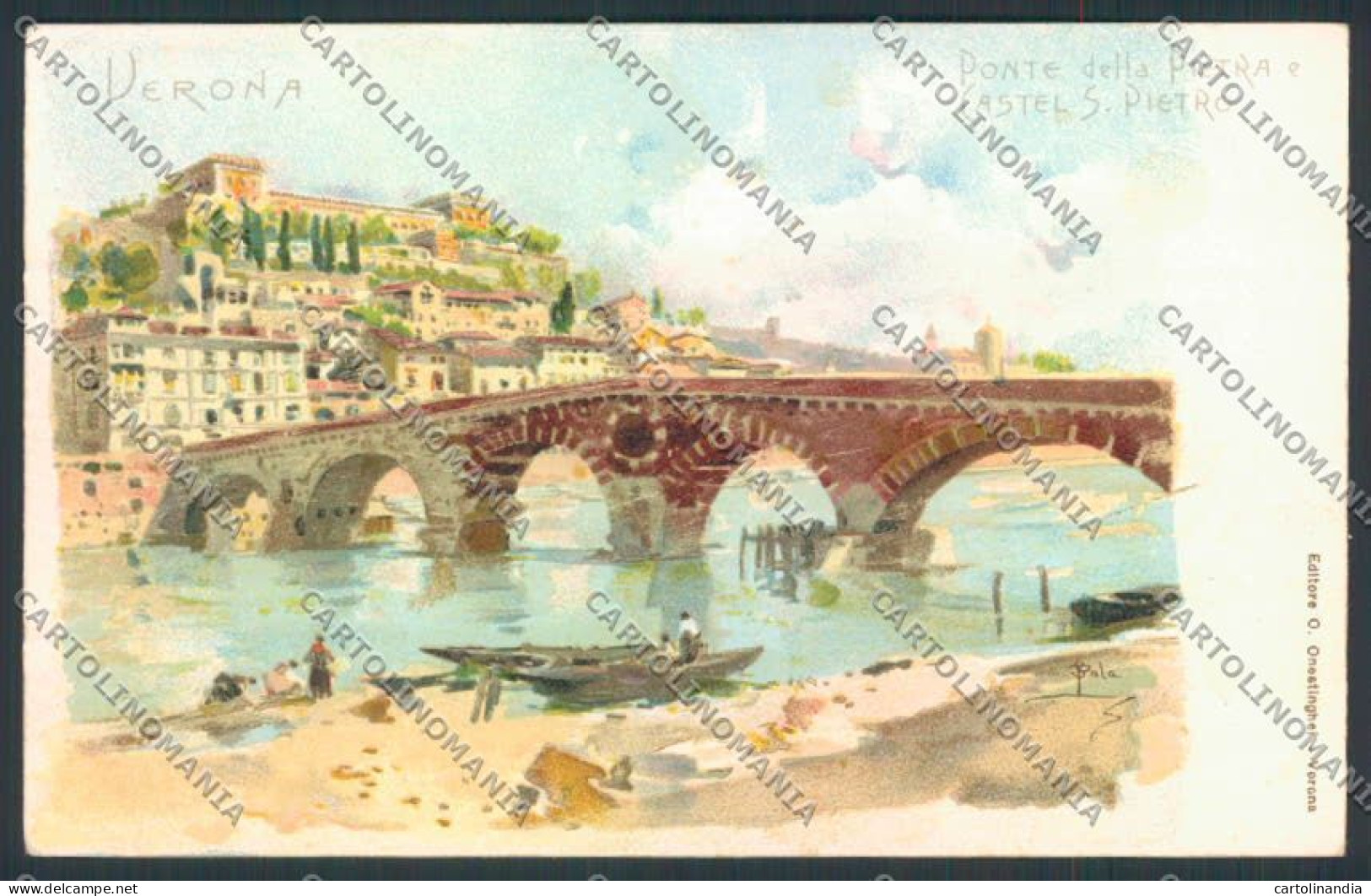 Verona Illustrata Città Cartolina MQ2488 - Verona
