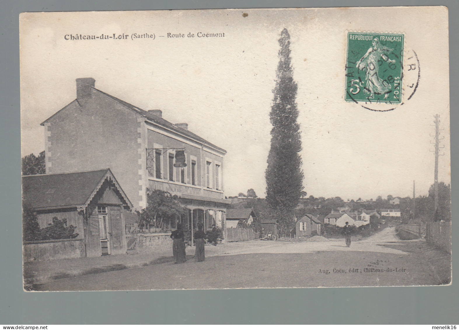 CP - 72 - Chateau-du-Loir - Route De Coëmont - Chateau Du Loir