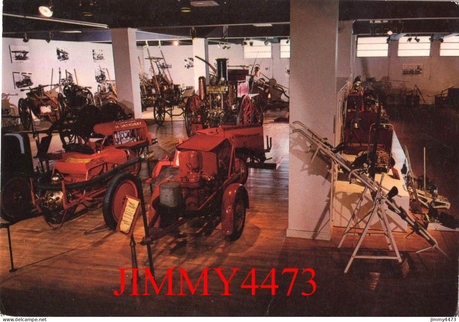 CPM - MUSEE DES SAPEURS POMPIERS DE LYON  - Vue Partielle Sur Les Pompes De 1700 à 1930 - Camion, Tir