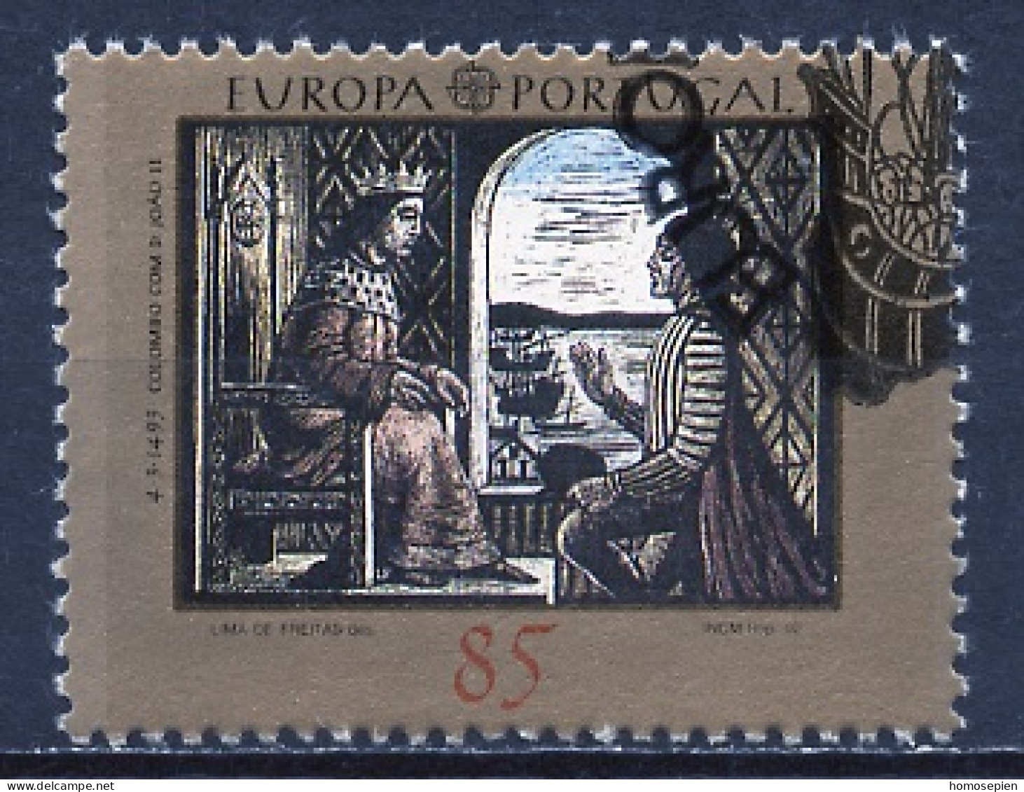 Portugal 1992 Y&T N°1911 - Michel N°1927 (o) - 85e EUROPA - Gebraucht