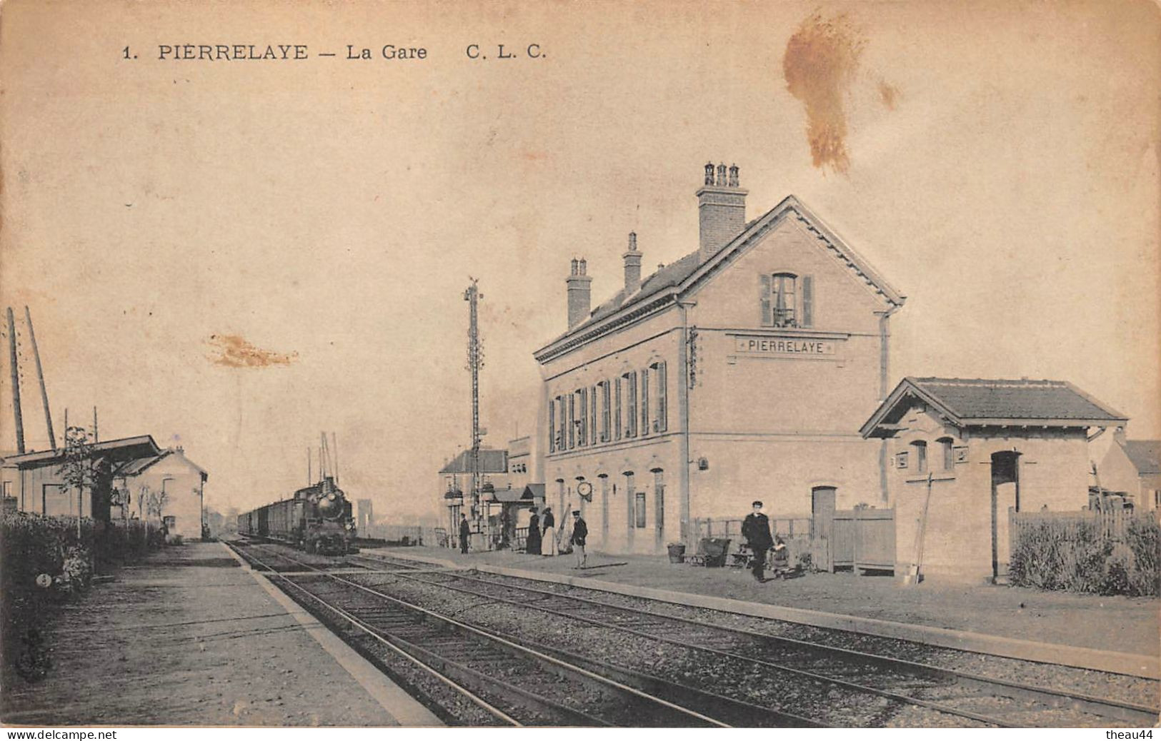 ¤¤   -  PIERRELAYE    -  La Gare  -  Chemin De Fer, Train, Locomotive    -   ¤¤ - Pierrelaye