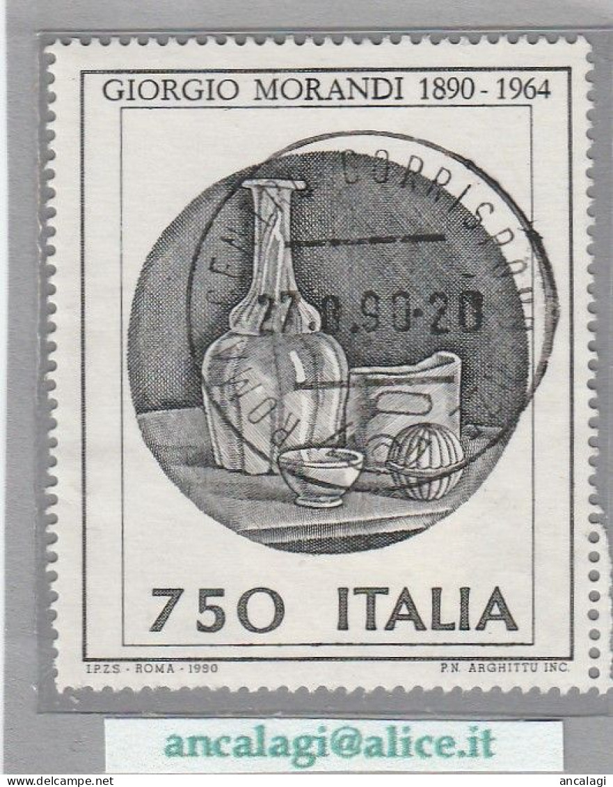 USATI ITALIA 1990 - Ref.0607 "PATRIMONIO ARTISTICO CULTURALE" 1 Val. - - 1981-90: Gebraucht