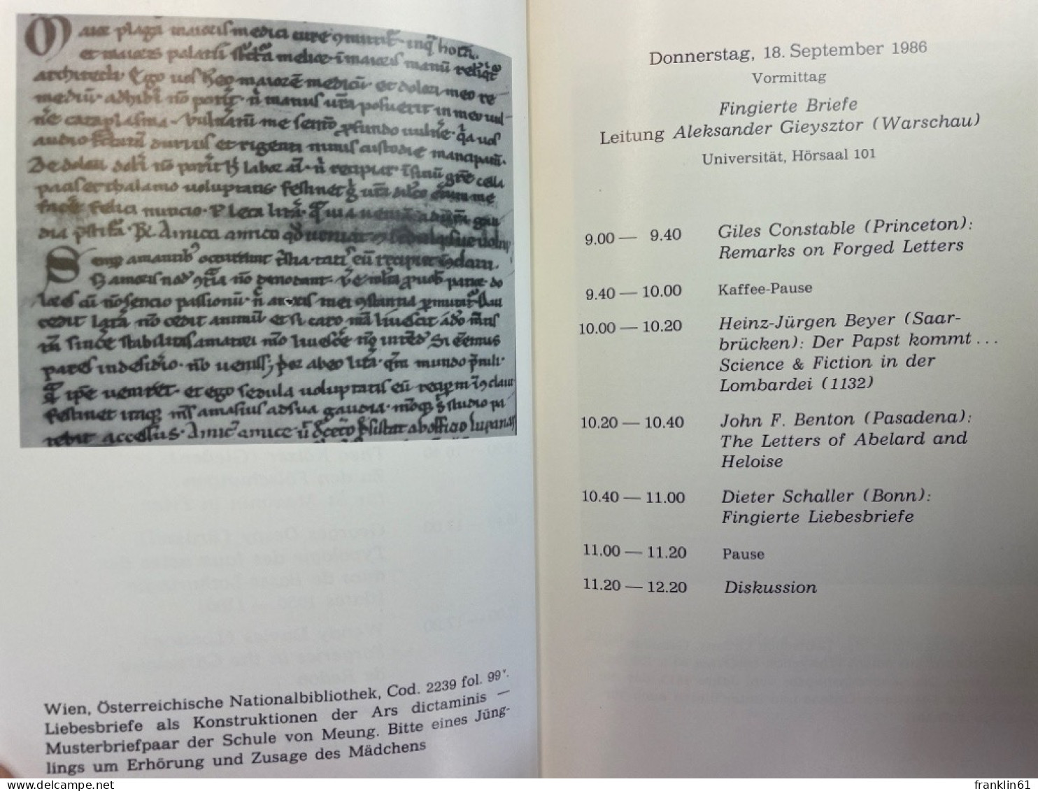 Fälschungen Im Mittelalter; Teil 1., Kongreßdaten Und Festvorträge, Literatur Und Fälschung. - 4. 1789-1914