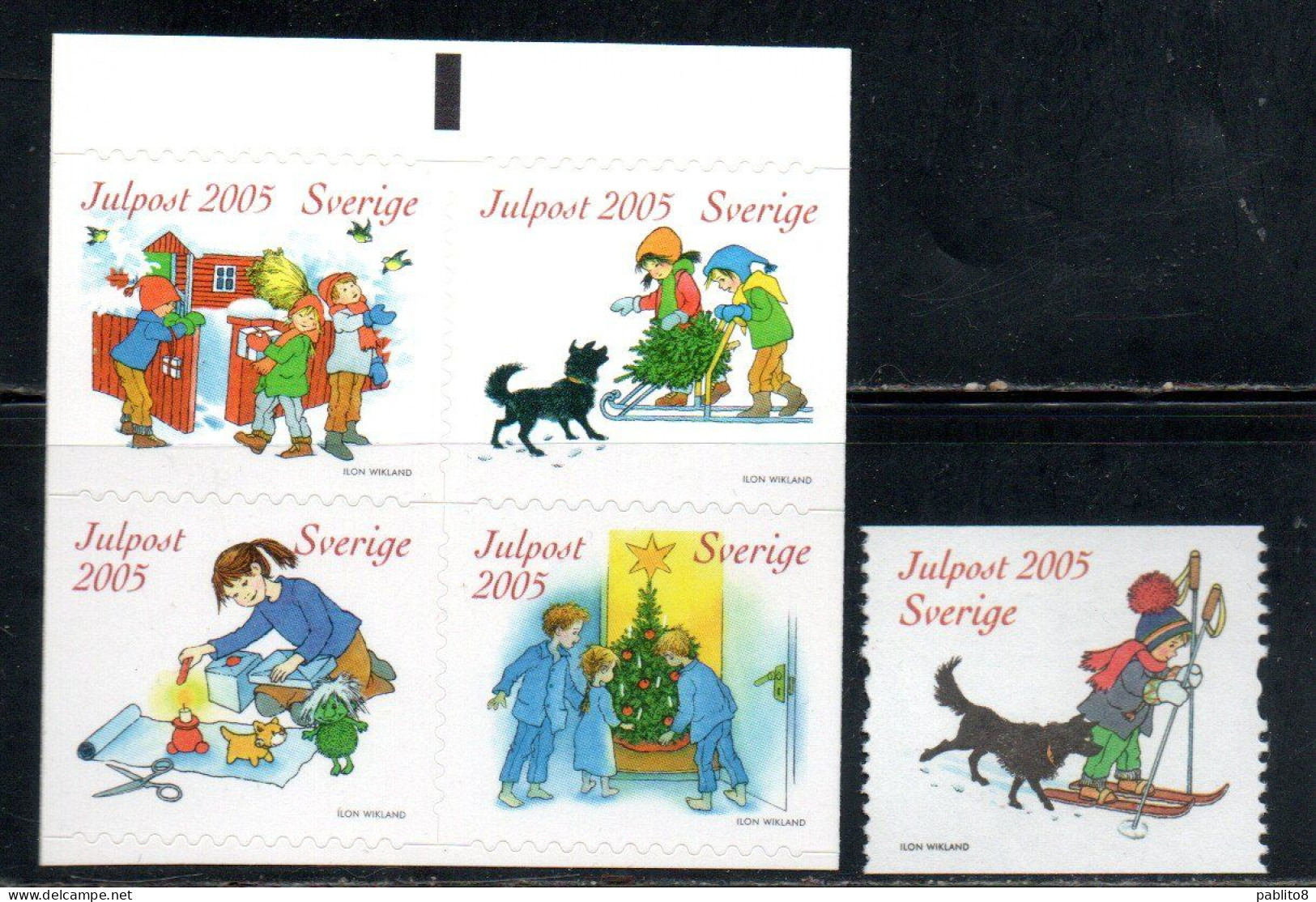 SWEDEN SVERIGE SVEZIA SUEDE 2005 CHRISTMAS NATALE NOEL WEIHNACHTEN NAVIDAD BLOCK + 1 BLOCCO BLOC MNH - Unused Stamps