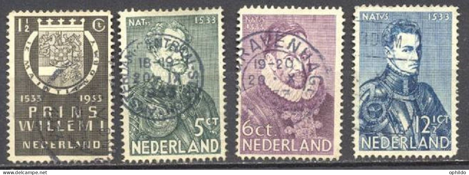 Pays-Bas   249/252  Ob  B/TB  - Used Stamps