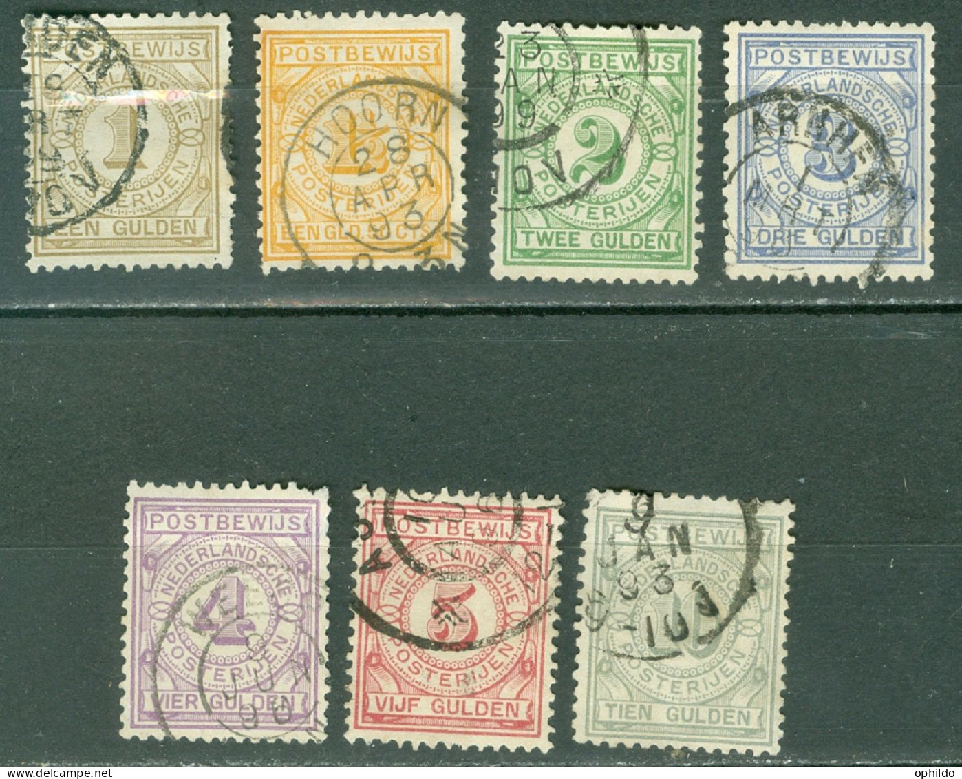 Pays-Bas   Timbres Pour Mandats  1/7  Ob  B/TB  Voir Scan Et Description   - Gebruikt